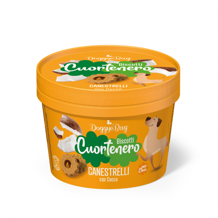 DoggyeBag Cuortenero Canestrelli con Cocco 150 g DoggyeBag Cuortenero Canestrelli con Cocco 150 g